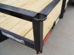 6’4″ x 16 Utility Trailer Double Axle Dovetail With Gate Powder Coated (2) 3500lb Axles - Image 12