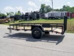 5×12 Powder Coated Dovetail Utility Trailer 3500lb Axle - Image 3