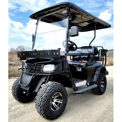 Brand New 48v Electric Golf Cart Lifted & Loaded eMACHINE 2023 – Black