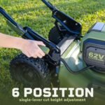 Green Machine 62V 23-Inch Self-Propelled Brushless Cordless Electric Lawn Mower, Includes Two 4.0Ah Batteries and Rapid Charger - Image 2