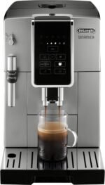 De’Longhi – Dinamica TrueBrew Over Ice Fully Automatic Coffee and Espresso Machine- Chrome and Black - Image 2