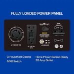 DuroMax XP5500EH 5,500 Watt Portable Dual Fuel Gas Propane Powered Generator - Image 4