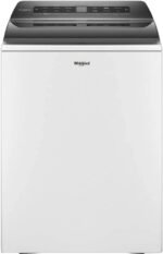 Whirlpool – 4.8 Cu. Ft. High Efficiency Smart Top Load Washer with Load & Go Dispenser – White