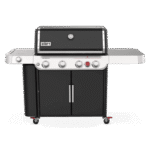 Nexgrill 4-Burner Propane GAS Grill in Black with Side Burner and Stainless Steel Main Lid