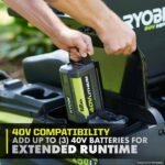 RYOBI 80V HP Brushless 42 in. Battery Electric Cordless Zero Turn Riding Mower Batteries and Charger 80V Batteries 40V - Image 6