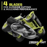 RYOBI 80V HP Brushless 42 in. Battery Electric Cordless Zero Turn Riding Mower Batteries and Charger 80V Batteries 40V - Image 11