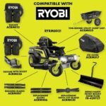 RYOBI 80V HP Brushless 42 in. Battery Electric Cordless Zero Turn Riding Mower Batteries and Charger 80V Batteries 40V - Image 5