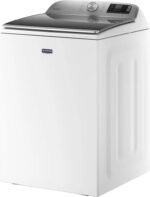 Maytag 5.3 Cu. Ft. High Efficiency Smart Top Load Washer with Extra Power Button – White - Image 3
